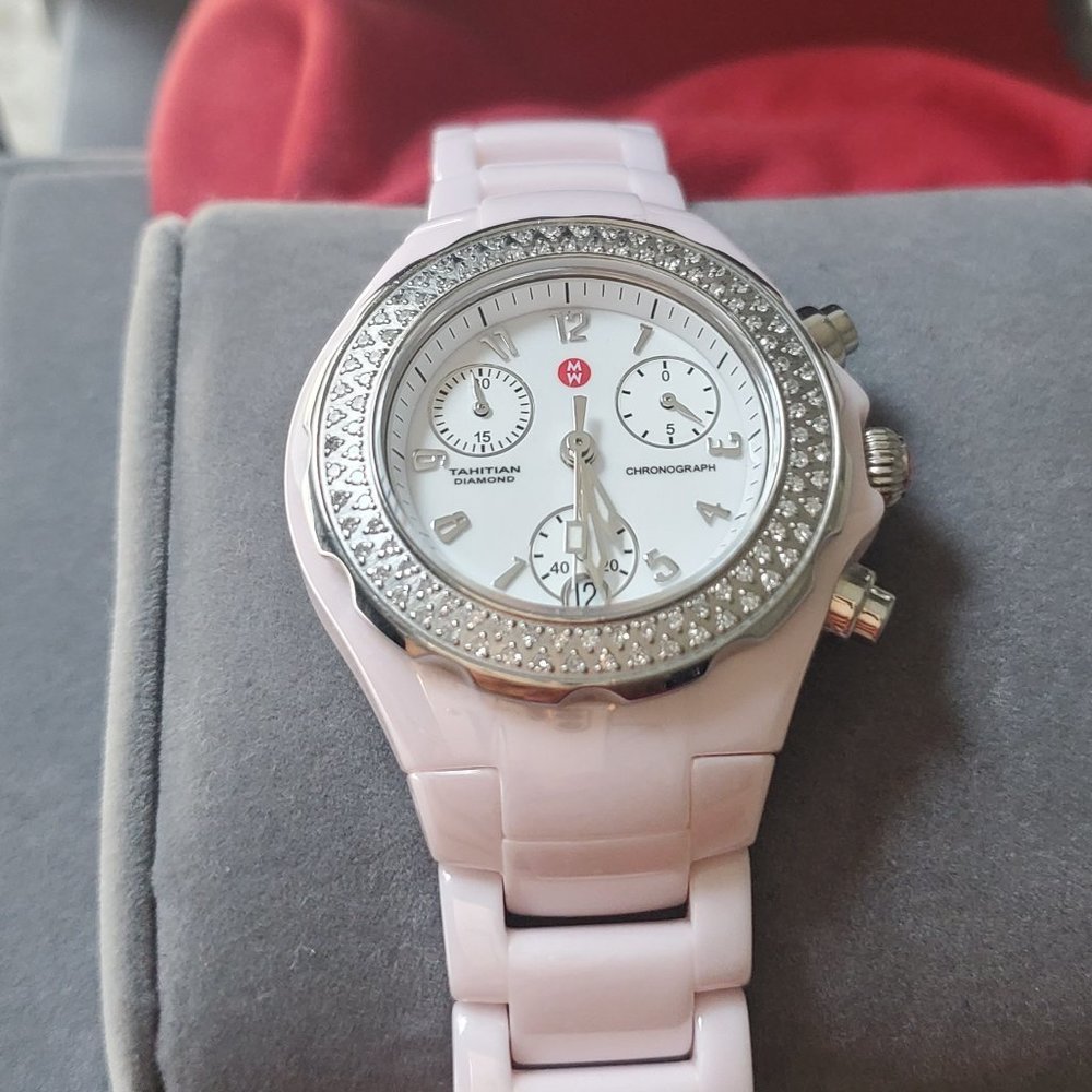 MICHELE CERAMIC DIAMOND WAT H